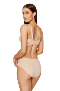 Anna classic padded bra beige