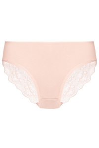 Emilia cotton panty with lace back triple pack
