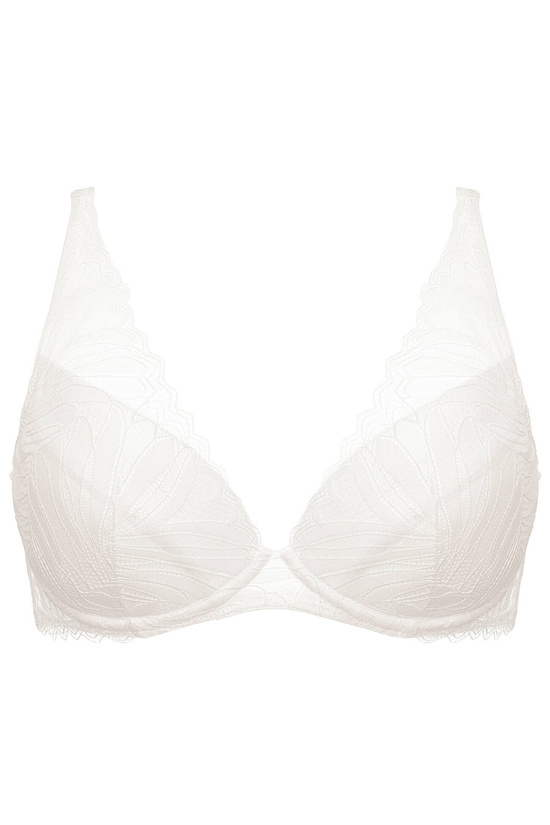 Eclipse lace push-up bra cream