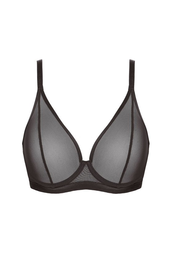 Lara mesh soft bra black