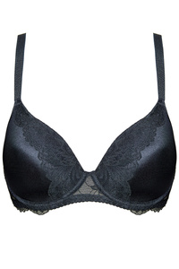 Kiara moulded cup bra with lace
