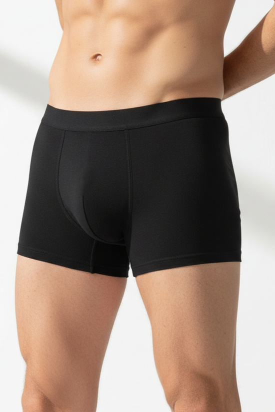 Cotton Men’s Boxer Briefs Black Basic 3-Pack