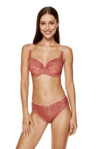 Bisou lace half padded bra