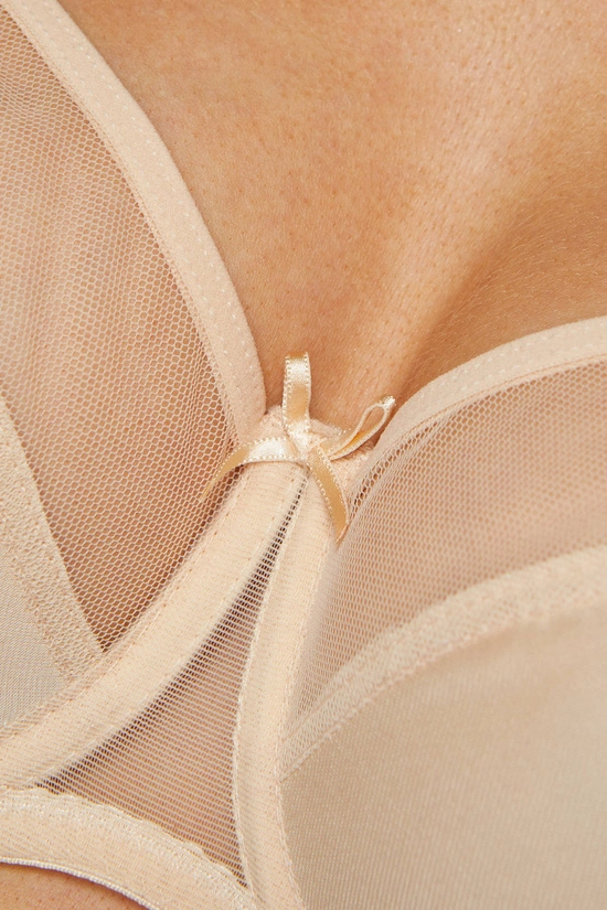 Zara smooth soft bra beige