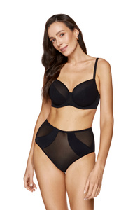 Rene half padded bra with mesh