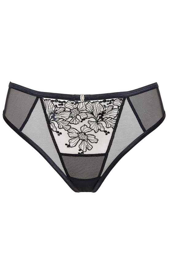 Fleur thong with floral embroidery 