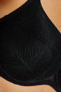 Cate classic padded bra with lace