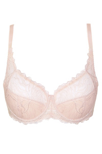 Femme half padded lace bra
