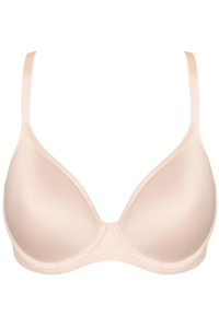 Madlene smooth padded bra beige