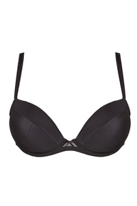 Zara biustonosz push-up plunge czarny