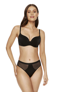 Andrea classic padded bra black