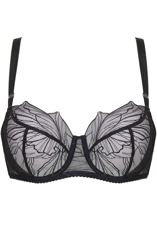 Aurora embroidered soft bra